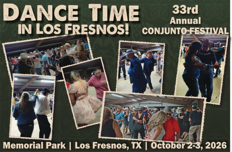 Dance Time in Los Fresnos - photo collage of festival dancers, Memorial Park, Los Fresnos, TX, October 2-3, 2026